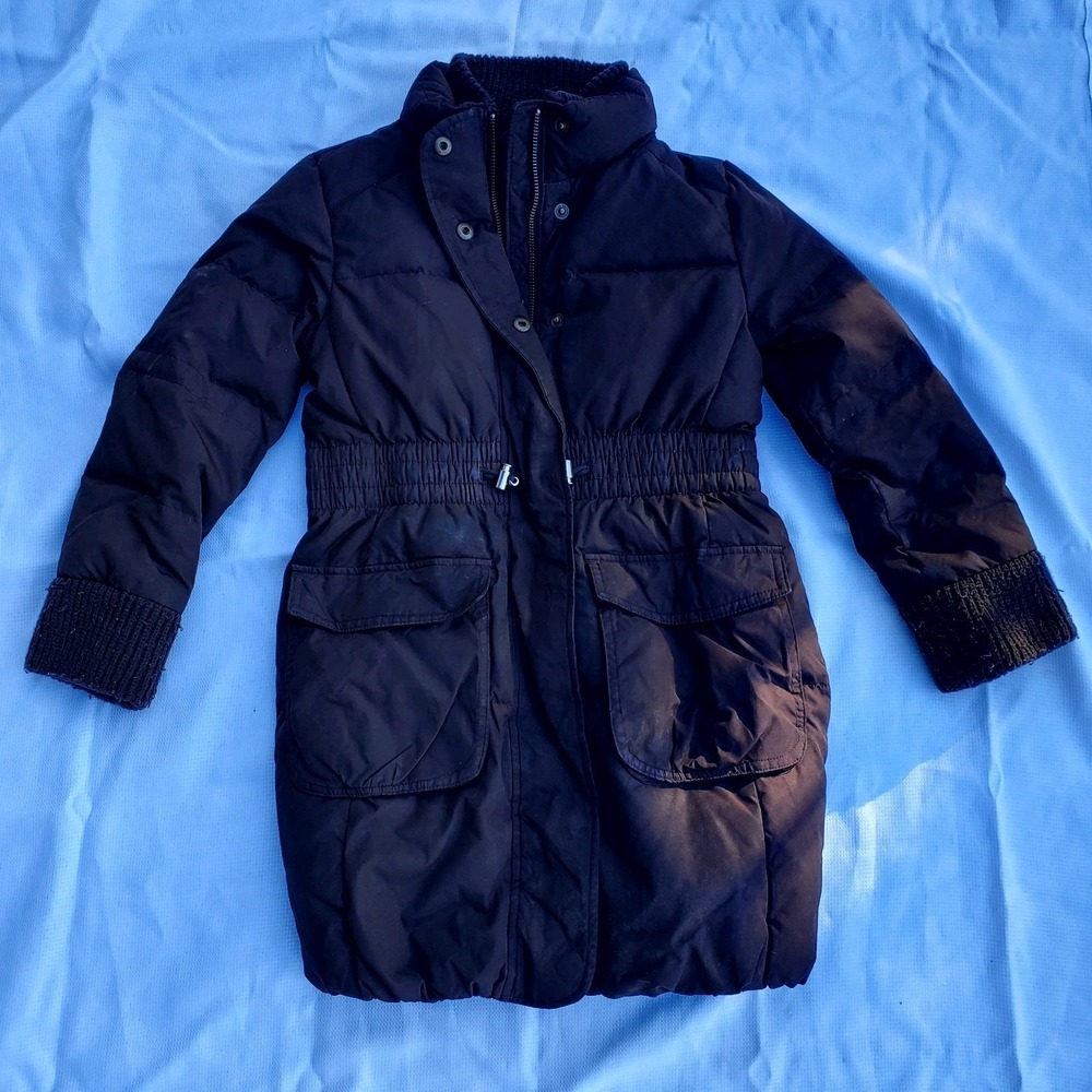 GAP Kids ♡  Girls Brown Puffer Long Parka Jacket Coat ♡‎ Size M (8)